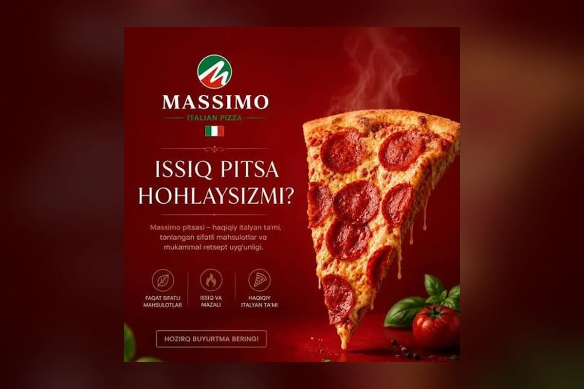 Massimo Pizza: the phone shows how much money came in and where every pizza goes